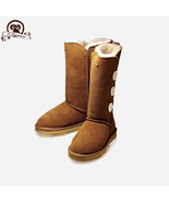 K.Signature Women&#39;s  Summer Tall Classic Australian Sheepskin Winter Boots  - $129.00