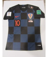 Luka Modric Croatia 2018 World Cup Semi-Final Stadium Black Away Soccer ... - $90.00