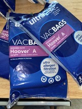 3 UltraCare VacBags 20-57017 Hoover Type A Upright Vacuum Bag Ultra Allergen - £15.49 GBP