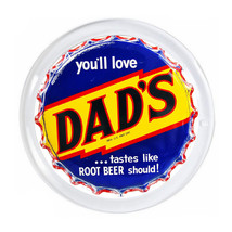 Dad&#39;s Old Fashioned Root Beer Magnet big round 3 inch diameter with border. - £6.12 GBP