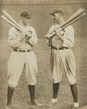 Baseball greats Ty Cobb and Shoeless Joe Jackson Photo Print - £7.04 GBP+