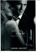 2010 Print Ad Armani Code Cologne by Giorgio Armani Code of Seduction fo... - $14.46