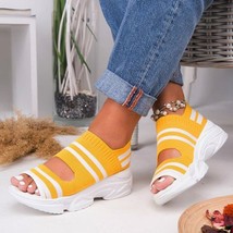 Women Sandals High Heels Platform Women Shoe Yellow 41 - £14.38 GBP