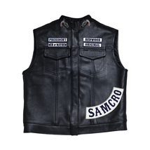 Charlie Hunnam Sons of Anarchy Jax Teller Real Leather Vest - $98.00