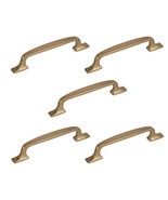 Lot of 5 Amerock BP55319 Drawer Pull Handle 5-1/16&quot; Handle Golden Champagne - $77.32 CAD