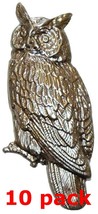 Metal Stampings Owls Hoot Barred Great Horned Birds STEEL .020&quot; Thicknes... - £25.71 GBP