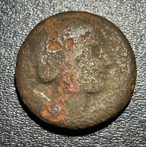 317-289 BC Greek Sicily Syracuse Agathokles AE Litra 7.80g Thunderbolt Coin - £39.45 GBP