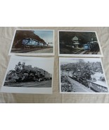 Lot of 4 vintage 8.5 by 10 inch railroad train photographs RR003    A9 - €17,28 EUR
