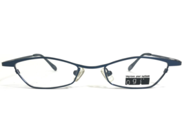 OGI Eyeglasses Frames 2145 COL. 68 Blue Rectangular Full Wire Rim 44-19-140 - £43.92 GBP