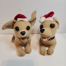 Yo Quiero Taco Bell Plush Dog Chihuahua by Applause lot of 2 - £9.90 GBP