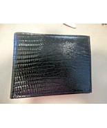 NEW GENUINE LEATHER BIFOLD Men&#39;s Wallet BLACK Leather - £14.98 GBP