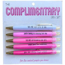 Pink Complimentary Decorative Writing Pen Set Fun Club - £26.73 GBP