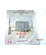 Osborn Model Kits #3117 Rooftop Air Conditioners Lazer Cut Kit. N-Scale - $86.79 MXN