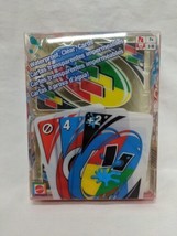 Mattel 2004 UNO H20 Waterproof Clear Card Game Sealed - £47.58 GBP