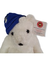 Cheesecake Factory Bear w/ cap Plush White Vanilla Bean Stuffed Animal 1... - €10,20 EUR