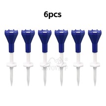 6pcs/bag  Head Golf Plastic Tees Height can be adjusted freely Stable 88 mm Long - £86.91 GBP