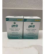 2 Pack, Feminine Douche pH-D Instant Odor Rinse, 3fl.oz, Exp 02/24 - £11.57 GBP