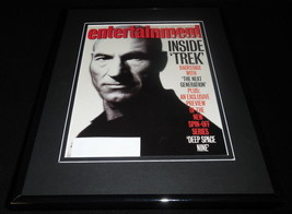 Patrick Stewart Framed ORIGINAL 1992 Entertainment Weekly Cover ST:TNG - £27.28 GBP