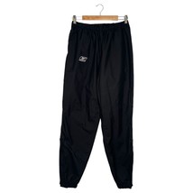 Reebok Joggers Mens L Gore Tex Waterproof Pull On Logo Lined Ankle Zip Black - £26.85 GBP