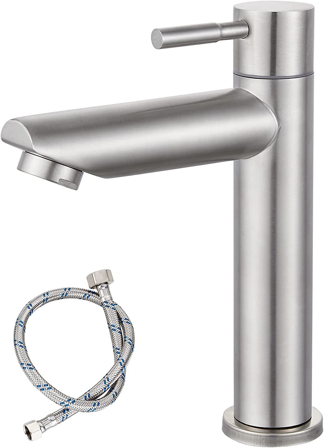 Cold Water Only Bathroom Sink Faucet Stainless Steel Sus304, Drain Not I... - $39.99