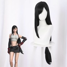 Tifa Lockhart cosplay wig, Final Fantasy VII Remake, FF7 Tifa Lockhart cosplay - £61.26 GBP