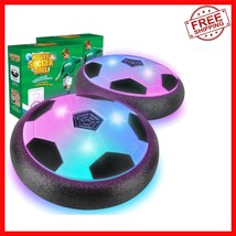 Indoor Hover Soccer Ball Set - 2 Pack with Batteries for Kids Age 3-12 - $30.68