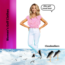Women&#39;s Golf Clothes Cloudwalker Shoes/ Sz 9.5W - $54.72 CAD
