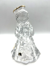 Mikasa Lead Crystal Angel ~ Playing Flute ~ Figurine Herald Collection Germany - £19.60 GBP