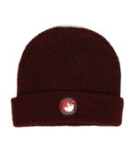 Canada Weather Gear Marled Knit Cuffed Beanie Style Winter Hat Red Toque - £15.17 GBP