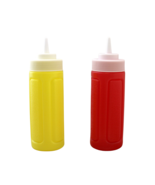 2 Piece Plastic Squeeze Mustard Ketchup Salad Dressing Condiment Set 10 ... - $130.20 MXN