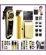 Men’s Hair Clipper &amp; Beard Trimmer Set 3-in-1 Grooming Kit USB Rechargeable - €25,66 EUR+