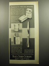 1957 Black Starr &amp; Gorham Ad - Cigarette Boxes; Thimble Jigger; Table Li... - £14.45 GBP