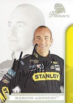 Autographed Marcos Ambrose 2011 Press Pass Premium Racing Contenders (#9 Stanley - £24.63 GBP