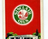 Sinclair Oil Company New York and Metropolitan New York Map 1957 - £9.30 GBP