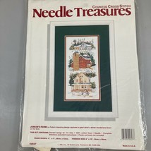 Needle Treasures Jenkin&#39;s Farm Counted Cross Stitch Kit 02627 NEW Lu Fuller - £15.50 GBP