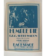 HUMBLE PIE (PETER FRAMPTON) / R.E.O. SPEEDWAGON - VINTAGE 70&#39;s BACKSTAGE... - £18.69 GBP