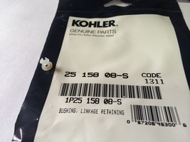 GENUINE Kohler Linkage Retaining Bushing pt # 2515808 S, 2515808S *New* (pb) - £4.54 GBP