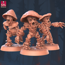 3D Printed STL Miniatures Violent Fungus Set 28 - 32mm War Gaming D&amp;D - £7.31 GBP+