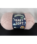 Lion Brand A Star Is Born Baby Soft Yarn 1 skein 4.6 oz Dusty Pink Acryl... - $14.92 CAD