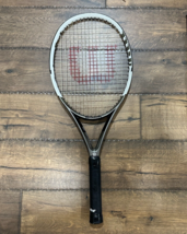 Wilson Nano Carbon Volcanic Frame 4 1/2 Tennis Racquet with cover - $25.42