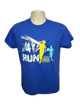 NYRR Mighty Milers Run for Life Adult Small Blue TShirt - £11.68 GBP