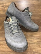 Mephisto Match Runoff Nubuck Shoes in BIRCH Dark Gray Lace-Up Women&#39;s Si... - $42.75