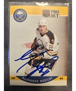Alexander Mogilny Signed Rookie Hockey Card Autograph Buffalo Sabres Auto - $21.00