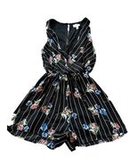 Anthropologie Everly Womens Size Small Romper Floral Key Hole Back Elast... - $20.69 CAD