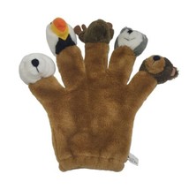 Arctic Circle Alaska Animals Hand Puppet Plush Glove Bear Wolf Puffin Moose - £8.68 GBP