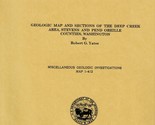 USGS Geologic Map: Deep Creek Area, Washington - $12.89