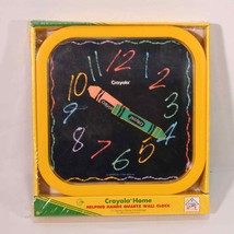 Vintage 1993 Spartus Crayola Crayons Advertising Clock Teacher Classroom 0122!! - £116.80 GBP