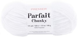 Premier Yarns Parfait Chunky Yarn-White - £10.27 GBP