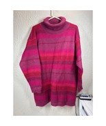 Abercrombie &amp; Fitch Womens Long Turtleneck Sweater Mohair Wool Vintage S... - $930.30 MXN