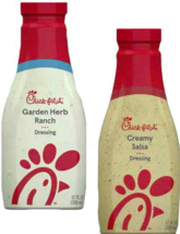 Chick-Fil-A Zesty Garden Herb Ranch &amp; Creamy Salsa Dressing, Variety 2-Pack - $26.68